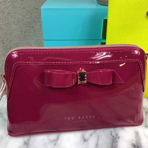 NWT TED BAKER Cahira Bow Makeup Bag Cosmetic Case - Picture 5 of 13